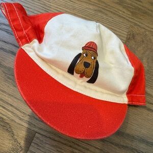 Mini Rodini Red and White Dog Hat